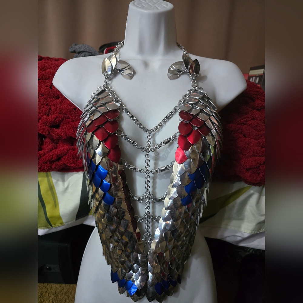Custom dragon scale top